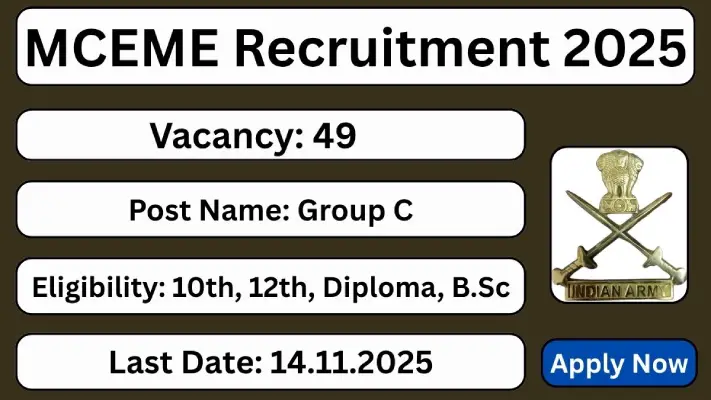 MCEME-Recruitment-2025-49-Group-C-Posts-Apply-Now
