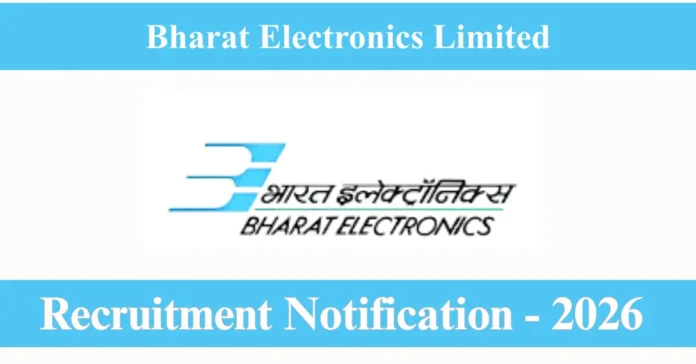 BEL Recruitment 2026 - Apply Offline for 1 Advisor Post